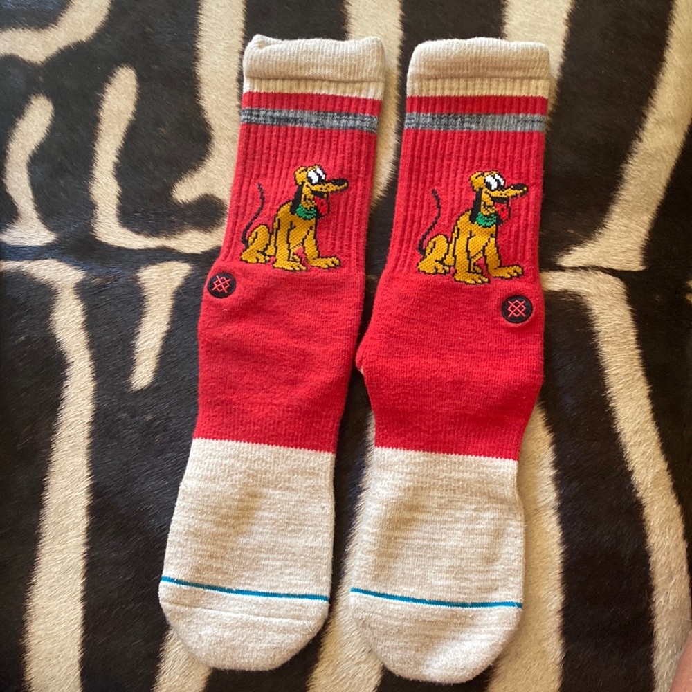Stance socks, size large.